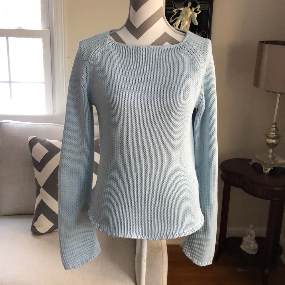 🎉Ann Taylor Powder Blue Knit Sweater